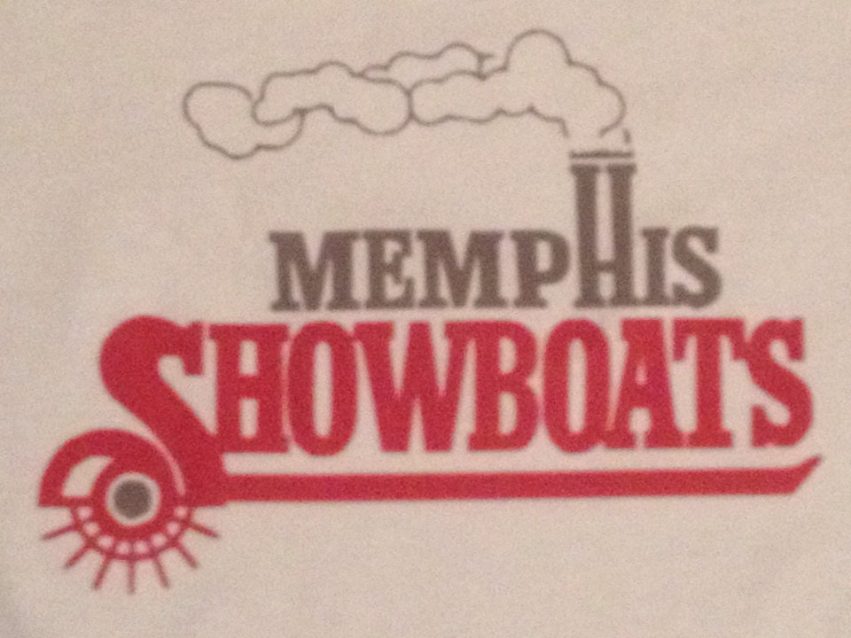 memphis showboats t shirt