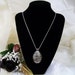 Custom Order for Angela Labradorite & Bloodstone Sterling Silver Caged Necklace