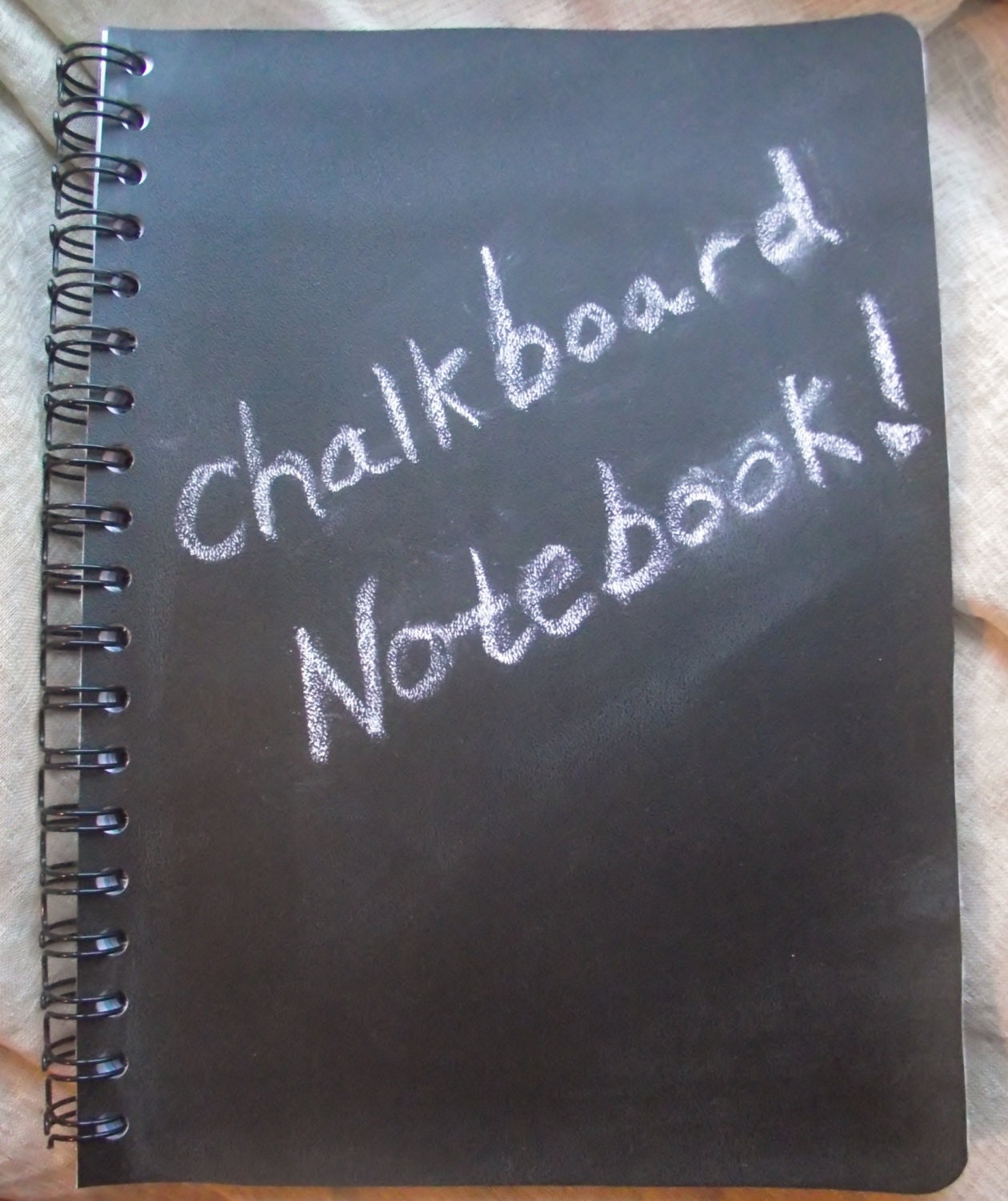 Chalkboard Notebook Blank Idea Journal Portable Chalk surface