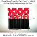 Minnie Mouse, Crayon Roll, Party Favor, Crayon Roll up