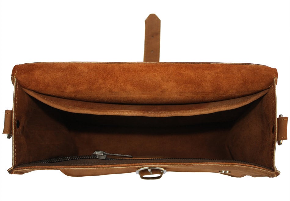 Made In USA Indiana Leather Satchel Indiana Jones Bag Pouch