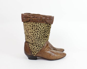 cuban heels boots