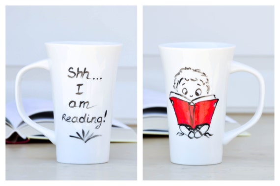 Reading Funny Quote Mug - Book Lover coffee cup - book worm Coffee Mug - Literary gift