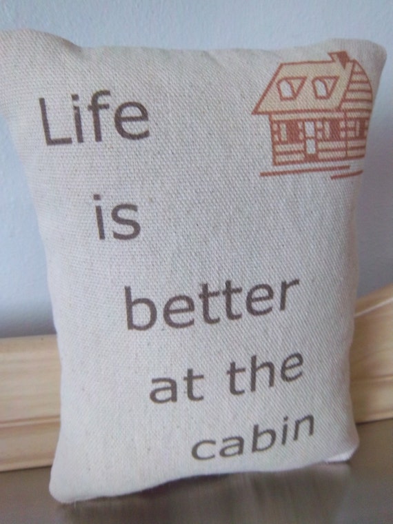 Items similar to Cabin pillow, handmade, throw pillows, mountain lake