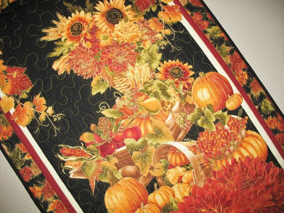Items similar to Autumn Wall Hanging from Timeless Treasures Fabric ...