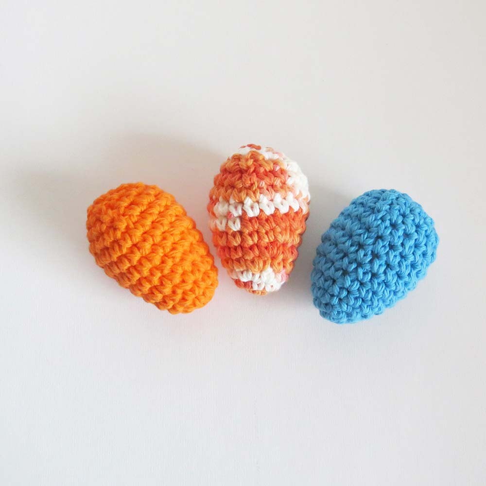 Squeaker Easter Egg Dog Toys Set of 3 Choose Your Colors