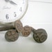 Railroad NUMBER DATE NAILS - Set of 5 - Repurpose for Coat Hooks, Wall Hooks, etc.