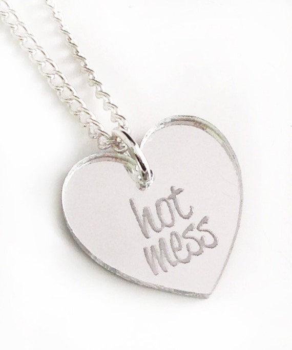 Hot Mess Necklace - Silver