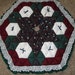 Christmas Tree Skirt - Biscuit Quilted - Let It Snow