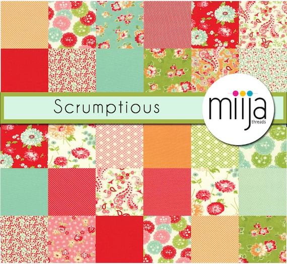 Download Items similar to Scrumptious Layer Cake Fabric, Moda ...