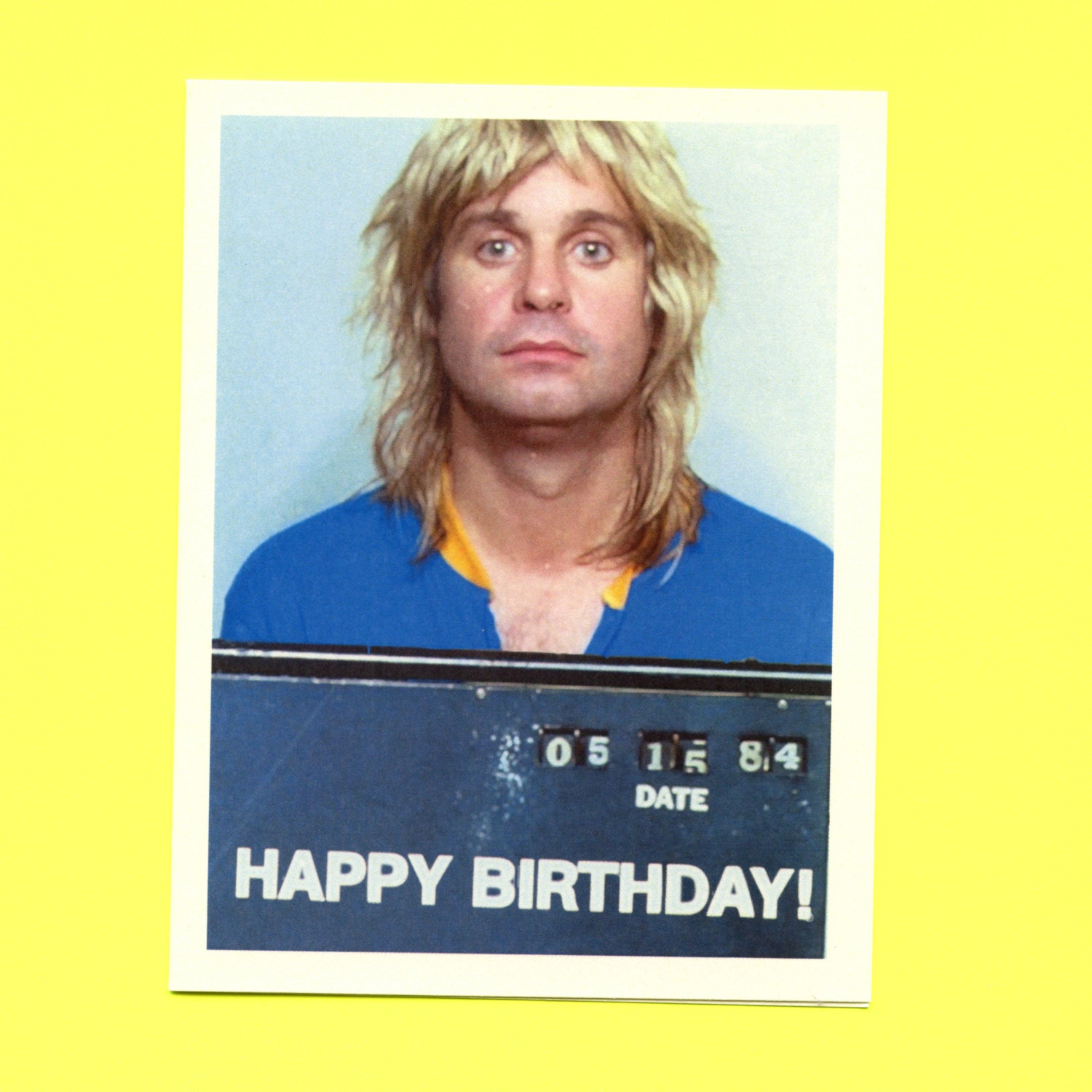 BIRTHDAY OZZY STYLE Funny Birthday Card Ozzy Osbourne