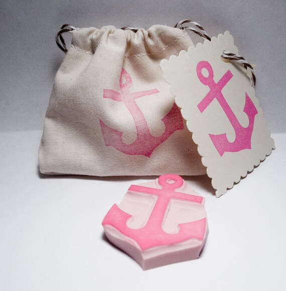 Items similar to Anchor Rubber Stamp Ships Ahoy Scrapbooking Stamp Card