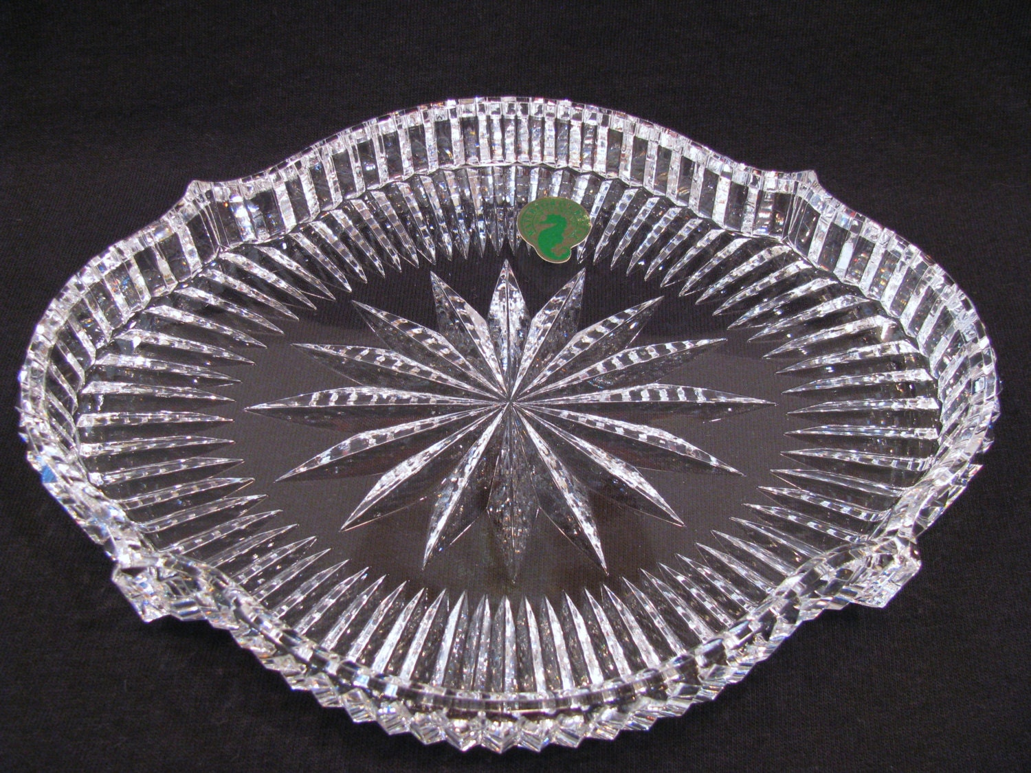 Waterford Crystal Accent Tray Relish Dish by JuleesTreasures