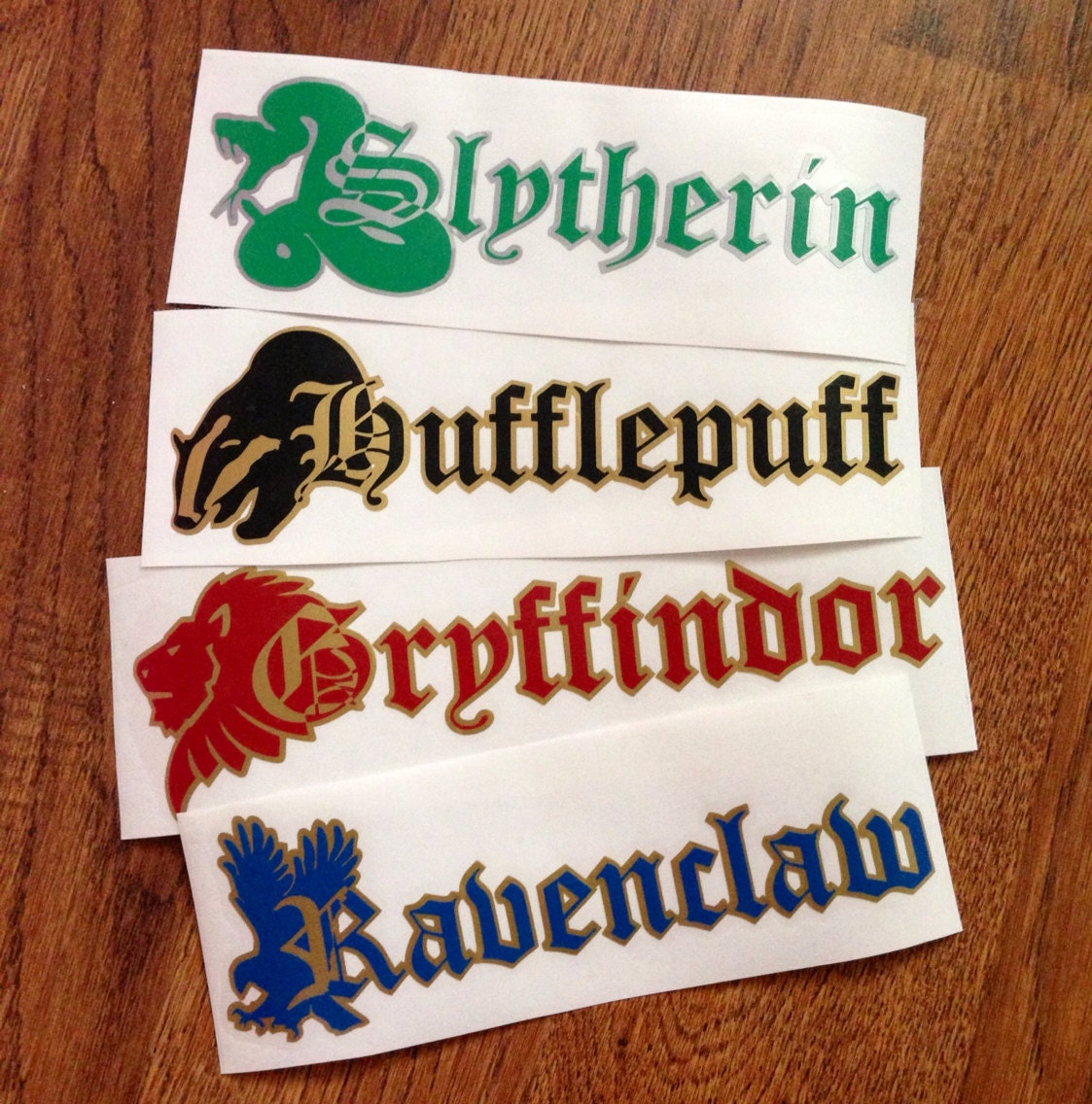 harry potter pick your hogwarts house decal