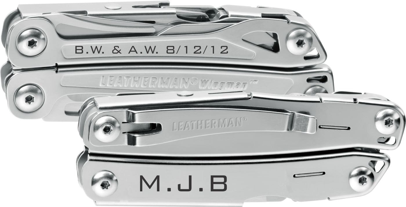 Engraved Leatherman Wingman Multi Tool Groomsman by lazerdesigns
