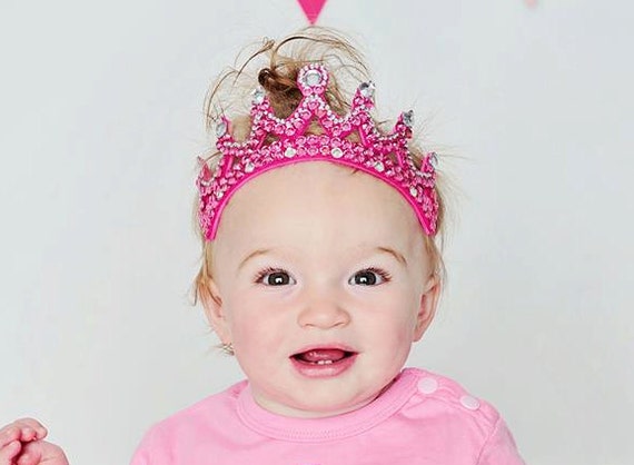 princess headbands hairband crown princess tiara headband pink 1st birthday crown princess headbands hairband crown princess tiara headband pink 1st birthday crown