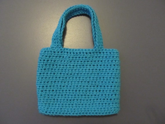 Crochet Child's Tote Bag Purse PATTERN Instant by spagotini