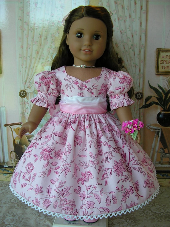 American Girl doll mid-1800s or present day tea-length dress