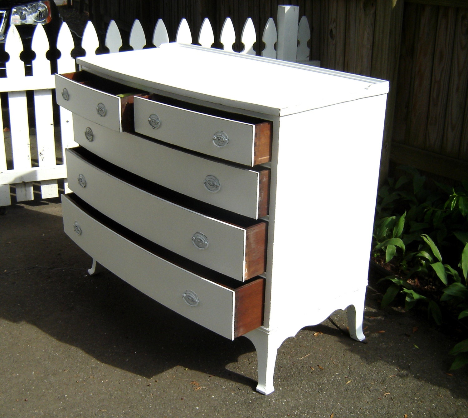 Antique White Dresser Shabby Chic Painted Furniture