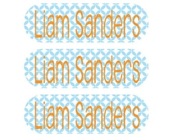 115 Custom Stick On Clothing Labels - Washing machine and dryer safe - Personalized clothing labels