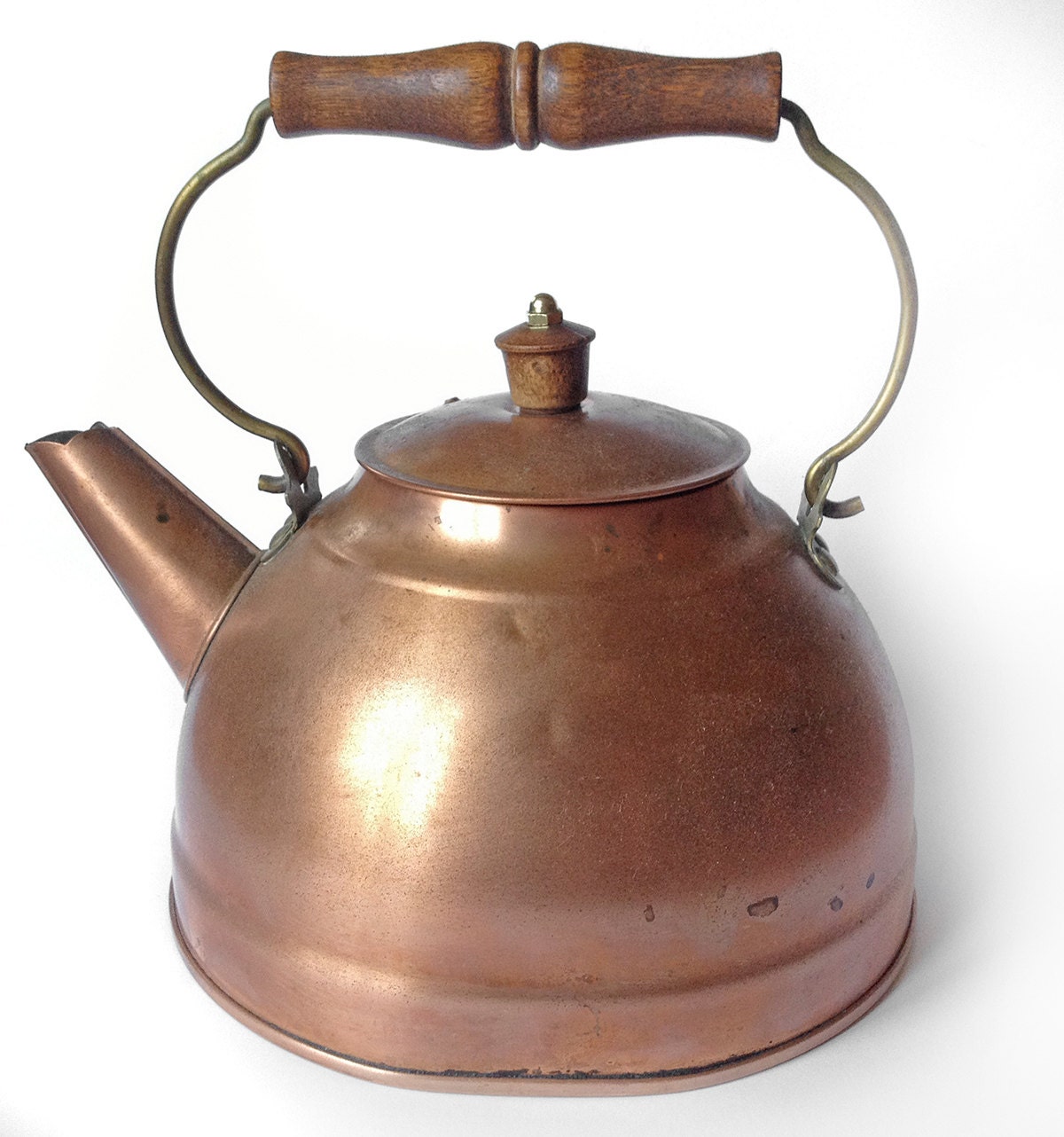 Vintage Copper Teapot 6