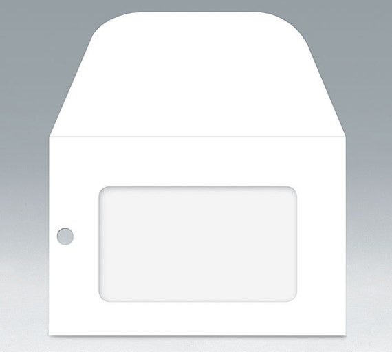 50ct WHITE Florist Enclosure Card ENVELOPES with Eyelet and