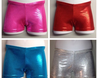 Gymnastics Shorts-many different mystique colors to choose from, youth sizes 2-13.
