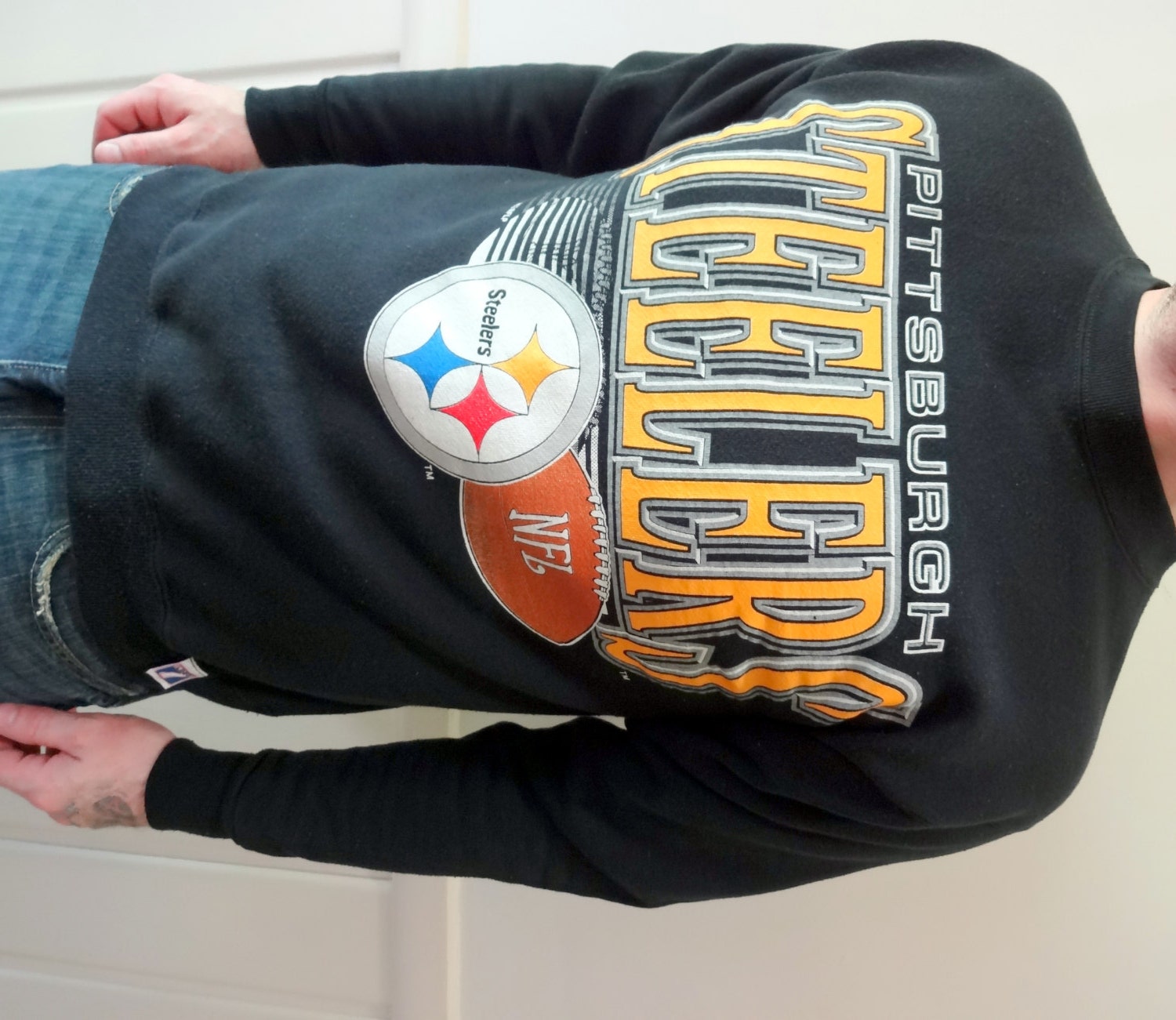 steelers sweatshirt vintage