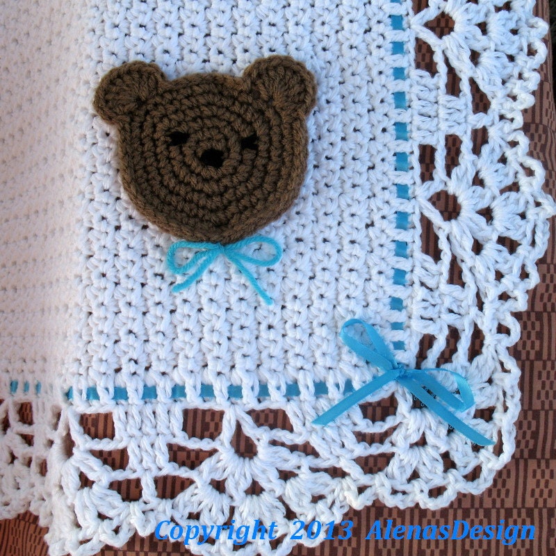 blue crochet blanket baby pattern Pattern Lace 084 Blanket Pattern Crochet Edging Crochet