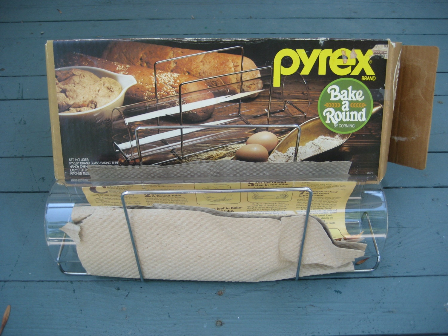 Pyrex Bake A Round Bread Baker Vintage 1970s