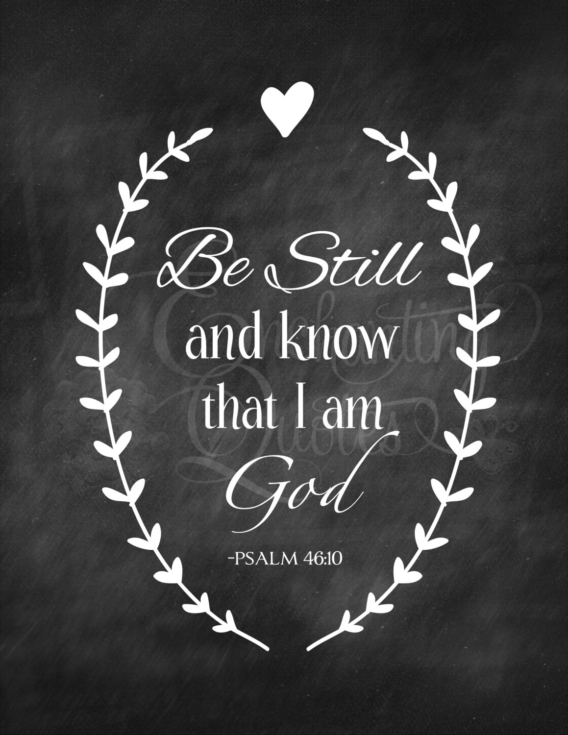 Be Still And Know That I Am God Deutsch
