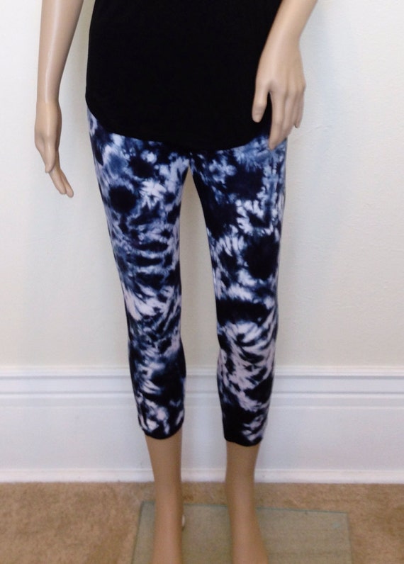 Yoga Leggings Tie Dye Leggings Hippie Clothes by 2dye4designs