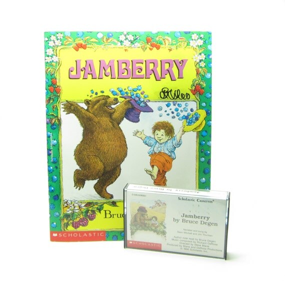 Jamberry Book Tape Set Vintage Children's Book Read Along