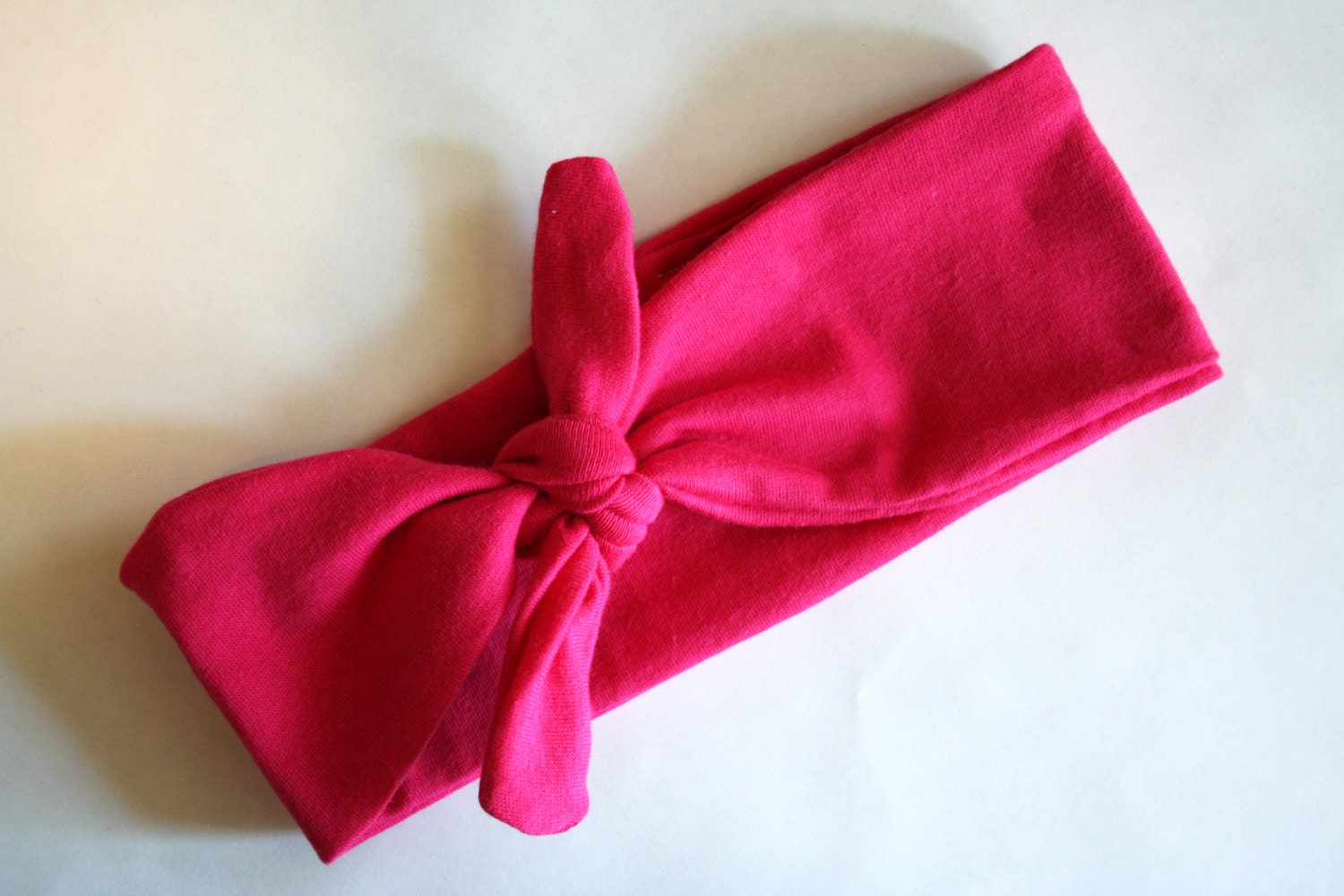 Fuchsia Baby Turban Headband by wildjuniper on Etsy