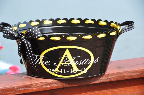 Personalized drink tub