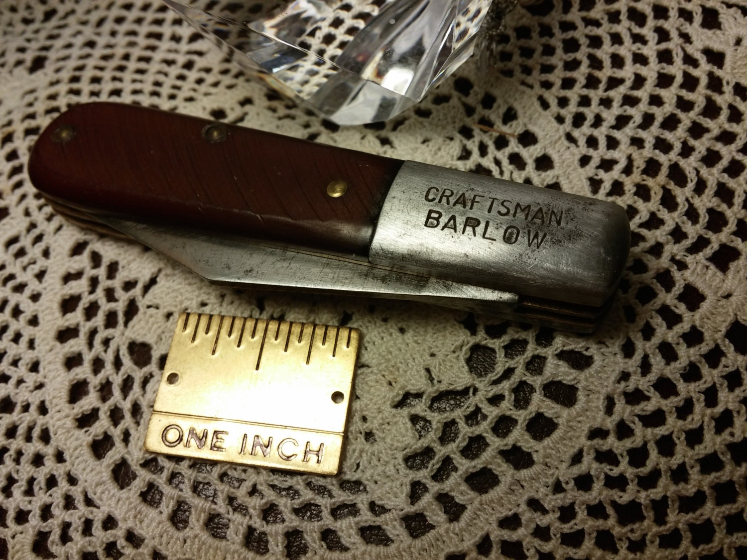 Vintage Craftsman Barlow 2 Blade Pocket Knife Highly