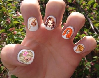 RuPaul's Drag Race Nail Decals Transfer Nail Stickers