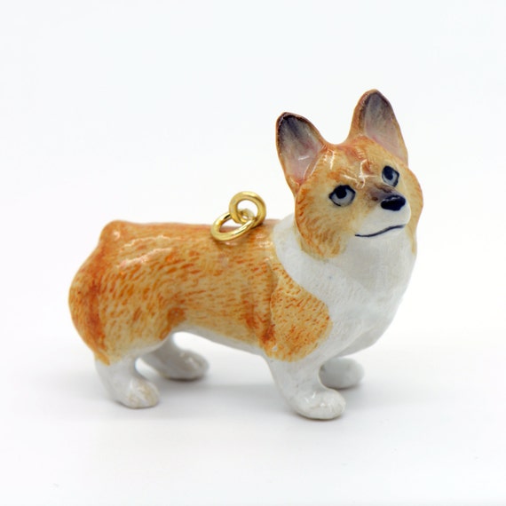 corgi ceramic figurine