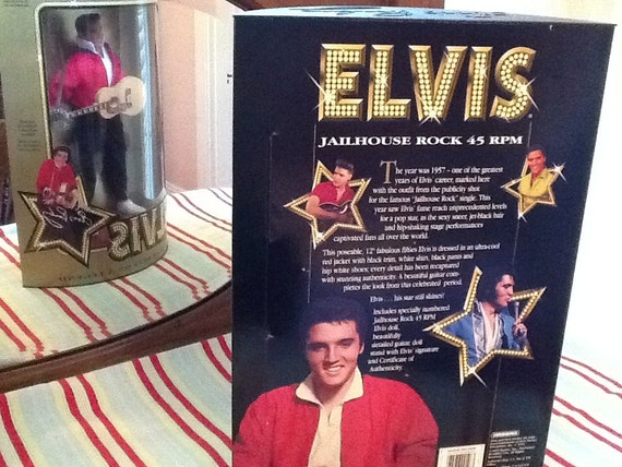 elvis jailhouse rock 45 rpm doll