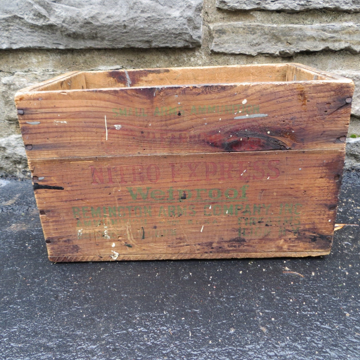 Vintage Remington Wooden Crate Ammo Crate by oZdOinGItagaiN