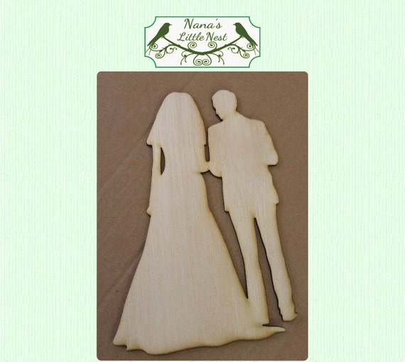 Bride and Groom / Wedding Wood Cut Out Laser Cut