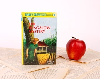 Nancy Drew Book Kindle Cover, Nook Cover- Ereader Case- Nancy Drew- The Bungalow Mystery