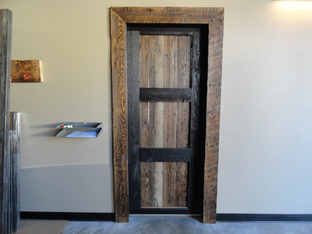 Custom Barn wood Door 32 inches Antique wood by MtHoodWoodWorks