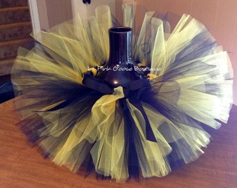 BUMBLEBEE Tutu, Black and Yellow Tutu, Bee Tutu, Bumblebee Costume, Birthday Tutu, Baby Bee Costume, Baby Hallloween, 1st Birthday