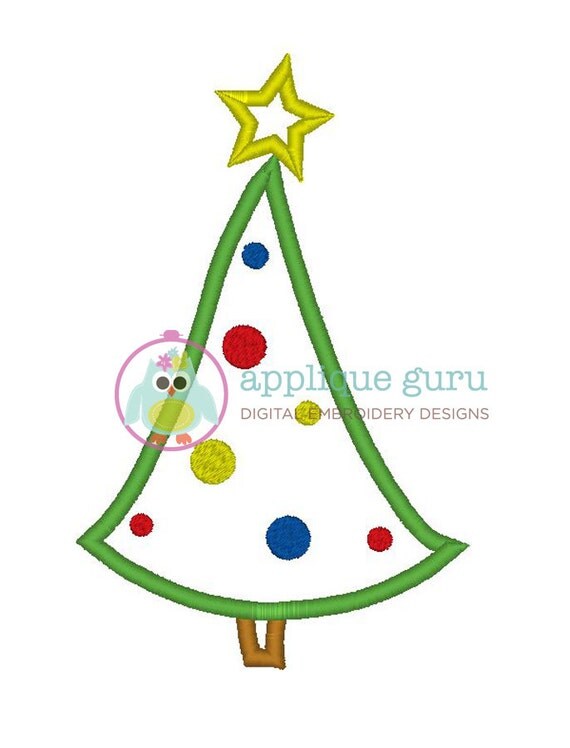 items similar to christmas tree machine embroidery items similar to christmas tree machine embroidery