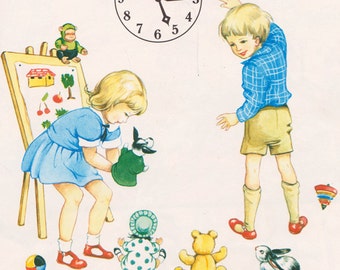 My First Picture Book of Telling the Time illustrated by Rene Cloke