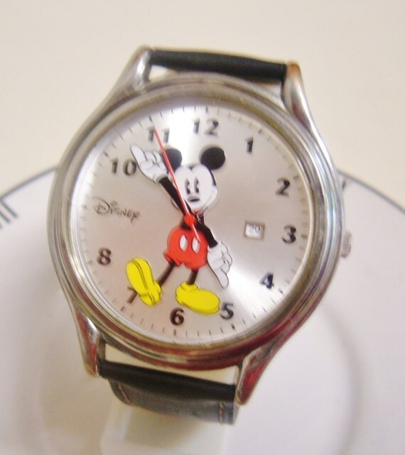 Disney Oversized Mickey Mouse Watch Day Function Large