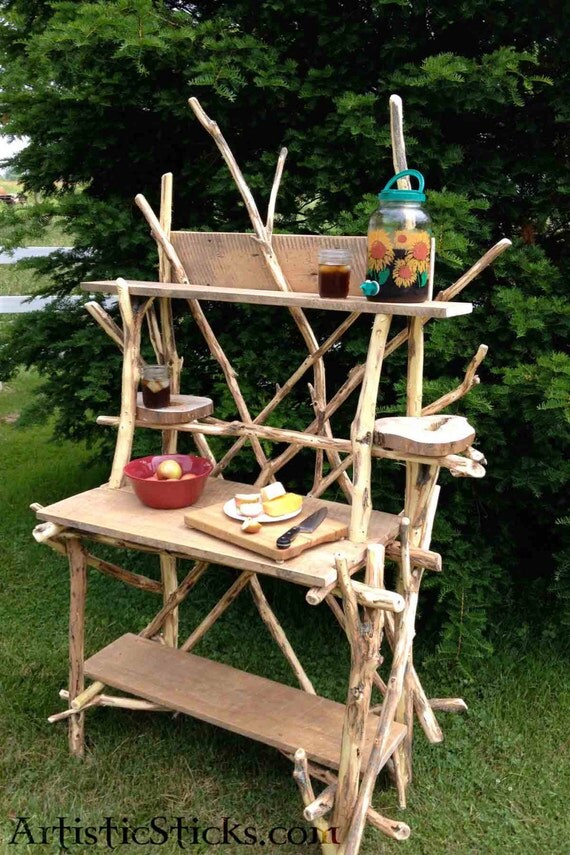Items similar to Stickwork Baker's Rack on Etsy
