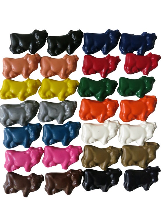 Items similar to Cow Crayon Set of 56 on Etsy