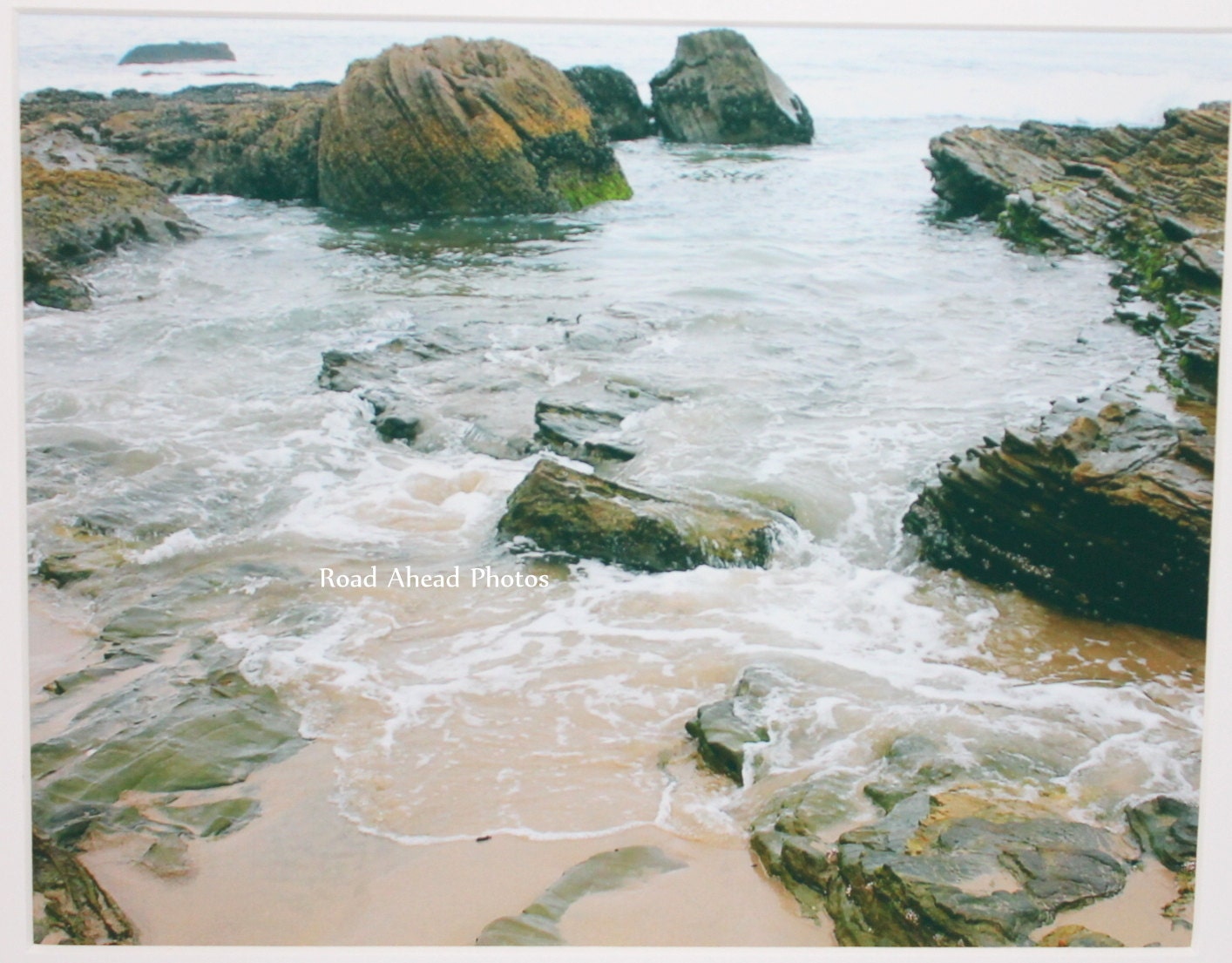 8-x-10-matted-photo-tide-pools-pacific-ocean-crystal-cove